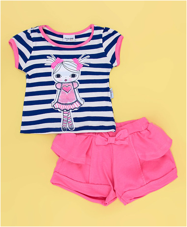 Short e blusa